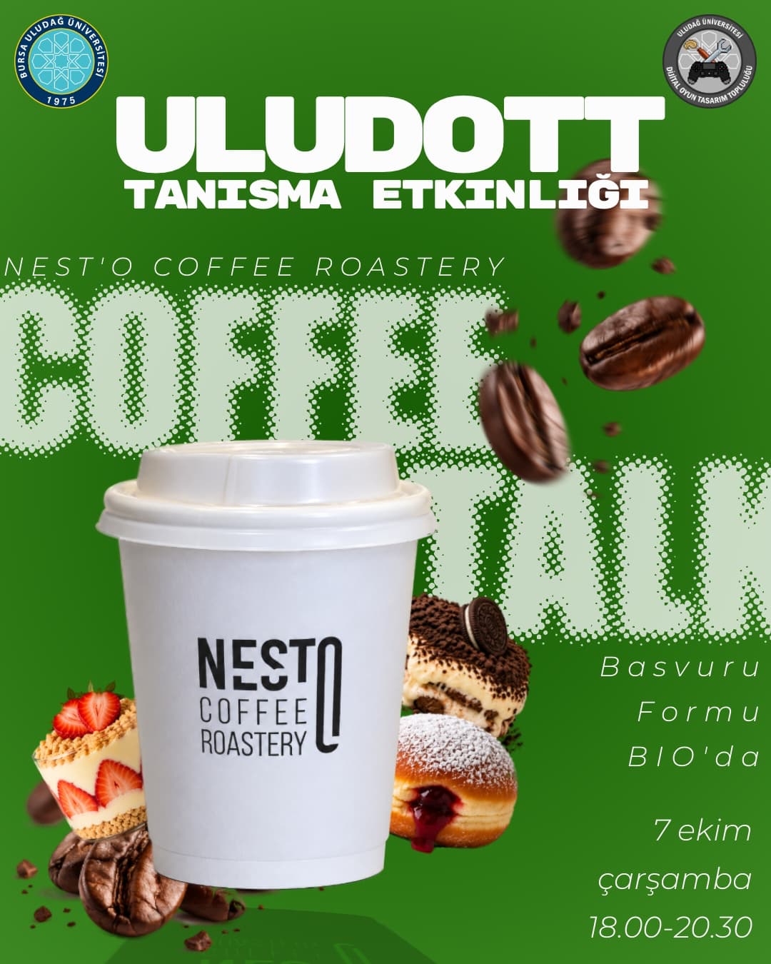 Coffee Talk tanışma etkinliği afişi